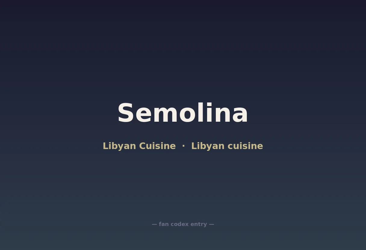 Semolina